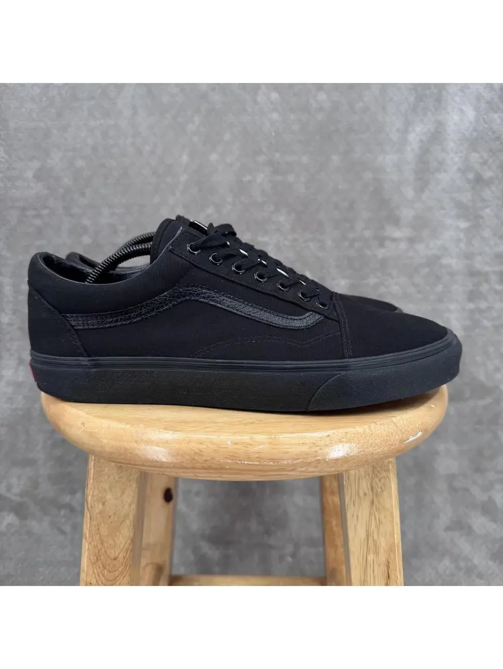 Vans Old Skool Shoes Mens Size 11.5 Black Canvas Low Top Skate Sneakers Casual - Picture 12 of 12